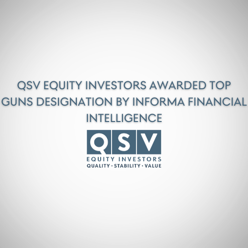 QSV Equity Investors Awarded Top Guns Designation by Informa Financial Intelligence
