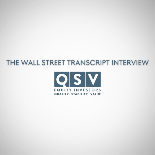 The Wall Street Transcript Interview